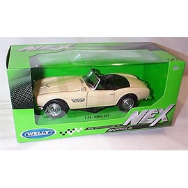 Welly nex models B.M.W 507 Cream open top vehicle 1:24 scale diecast model
