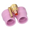 4Pcs TIG Welding Accessory Set Ceramic Nozzle 2.4mm Gas Lens