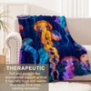 Jellyfish Blanket for Kids Adults, Soft Lightweight Jellyfish Throw Blanket