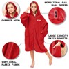 Hiturbo Kids Hooded Towel Robe: Changing Zipper Bath Robe Poncho