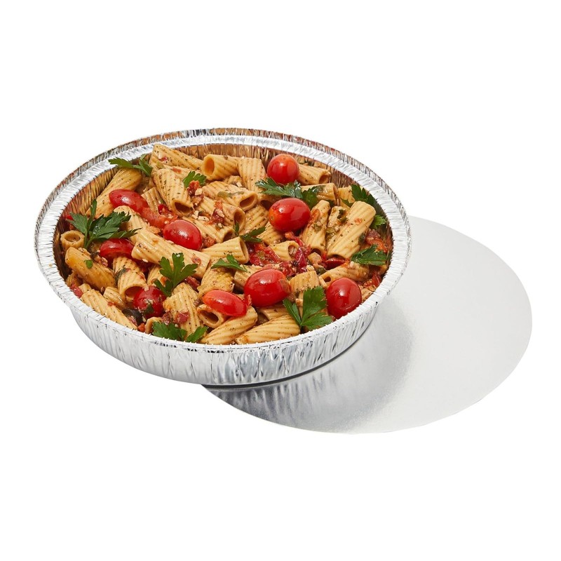 Juvale Round Aluminum Pans with Lids - Disposable Pie Pans