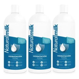 3 Crema Corporal Naturalmilk Hidratación Total 950ml
