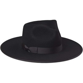 Lack of Color Women's Rancher Fedora Hat (Noir, Medium (57 cm))