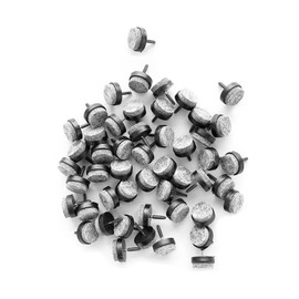 LIKERAINY Non-Slip Felt Pad Felt Pad Felt Gliders with Nail Diameter 22 x 9 mm for Wooden Furniture Parquet Gliders DIY Furniture Gliders Chair Gliders Floor Gliders Floor Protection Scratch