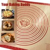 28" x 20" Silicone Baking Mat with Measurements, Extra Large,