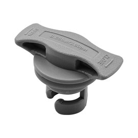 Hsthe Sea 2pcs Boat Kayak Air Valve Plug Inflatable Boat Valve Cover Dust Proof Spiral Air Plugs Replacement for Rubber Dinghy Raft Kayak Pool(Grey)