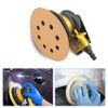 5PCS 8-Holes Sandpaper Sanding Hook and Loop Discs Pads 320