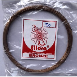 Bronze String Coil Gauge 30, 0.330 mm, 0.013 inch For Sitar Sarod Israj Joda