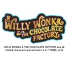 Willy Wonka and the Chocolate Factory Wonka Bar Logo Wine