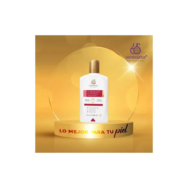 Crema Corporal Hidrasens Almendras Y Retinol