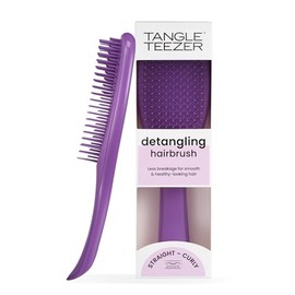 Tangle Teezer Ultimate Detangler Hairbrush - For Wet & Dry Hair - Detangling Brush for All Hair Types - Two-Tiered Teeth Reduce Breakage & Eliminate Knots - Fresh Purple