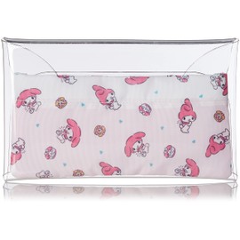 Sanrio Clear Multi Case with Pouch, Sanrio Pouch, Cosmetic Pouch, Square Pouch, Small Item, Clear, Transparent, Inner Pouch, My Melody, Chromi, Cinnamorroll, Hangyodon, Pochakko, Sanrio Characters
