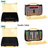 Large Capacity 269 Battery Organizer Storage Case with Tester, Double-Side