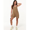 ANRABESS Womens Rompers Summer Casual Loose Sleeveless Overalls Spaghetti Strap