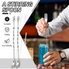 EORPAVU Cocktail Sets 2 PC Cocktail Stirrers with 1 PC