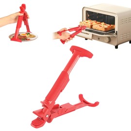 Bowl Gripper Clip, Kitchen Tongs with Locks, 2-in-1 Bowl Clip, Anti-scald Protection, Bowl Holder Clip, Anti Hot Retriever Tongs, Bowl for Pizza Trays, for Lifting, Hot Bowls, Bowls, Pot