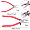 Qovydx 2Pcs Premium Glass Cutting Running Pliers & Breaking Pliers