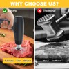 Electric Meat Tenderizer Tool - Meat Mallet 5 Adjustable Speeds,