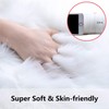 Softlife Square Faux Fur Sheepskin Chair Cover Seat Cushion Pad