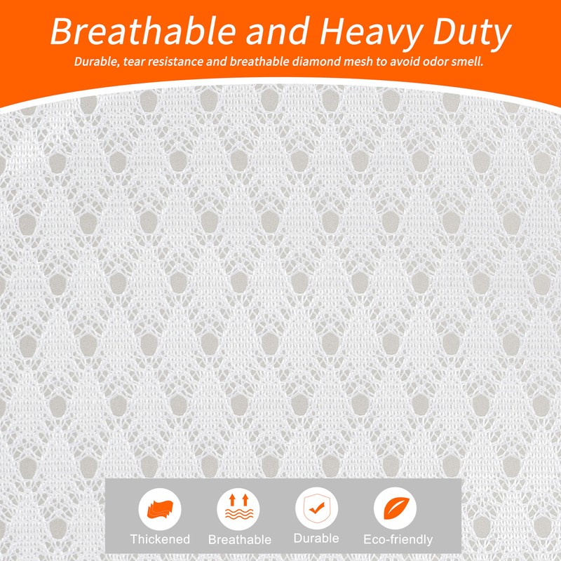 Polecasa Extra Heavy Duty Large Diamond Mesh Laundry Bags with