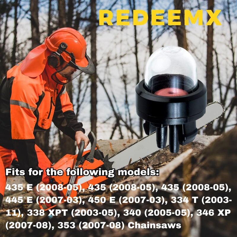 REDEEMX 503936601 Air Purge Bubble Primer Pump Bulb Compatible with