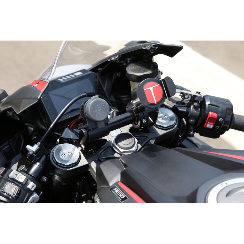 Kijima Honda 204-081 CBR1000RR Motorcycle Parts Handle Mount Stay, Black