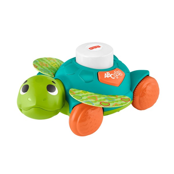Fisher-Price GXK38 Bilingual Linkimals Sea Turtle (for 9 Months & up), Educational, English, Foreign Language, Child Care Worker-Certified