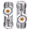 Triple Tee UHF Connector - Female to Dual UHF Female