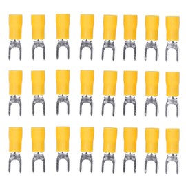 U Type Wire Connector, 48A Fork Terminals SV5.5-4 50Pcs Safe 4-6mm² for Electrical Projects