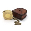 RII Pocket Brass Compass, Nautical Navy Compass for Camping, Travelling,