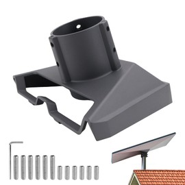 UVVRUR Starlink Gen 3 Pipe Adapter Starlink Pole Mount Gen 3 Starlink V3 Mast Mount Robust Aluminium Gen 3 Starlink Tube Adapter for Starlink Standard Gen3/V4/V3 Kickstand Dishy