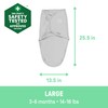 SwaddleMe by Ingenuity Original Swaddle, 100% Cotton, Improves Sleep &