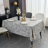 Vinyl Tablecloth with Flannel Backing - Waterproof, Oil-Proof, Easy to