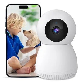 WESECUU 2MP PTZ WIFI Baby Cameras Indoor 1080P De Seguridad CCTV Pet Camera for Home Security CamerasNetwork: wifi, Resolution: 2MP