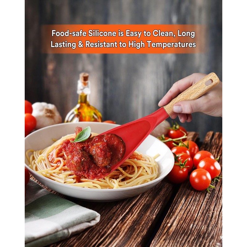 Cooking Spoon for Nonstick Cookwares, Great for Cooking and Serving