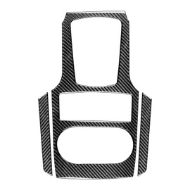 NVCNX Real Carbon Fiber Car Interior Accessories Compatible with Subaru Legacy Outback 2010 2011 2012 2013 2014 2.5i 3.6R Premium Limited Center Console Organizer Panel Cover Trim Decal Black 3PCs