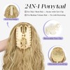 Sofeiyan Pferdeschwanz Haarteil mit Klammer, 56 cm Lang Wellig Lockigen