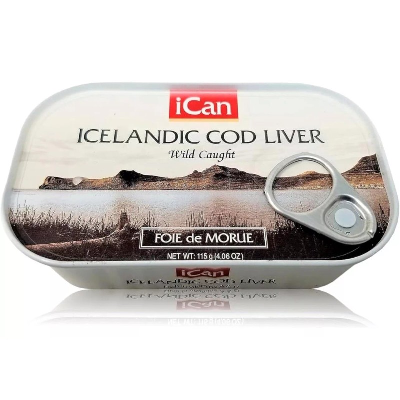 ICAN Icelandic Cod Liver Wild Caught (4.06 oz) Pack Of