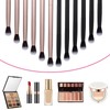12 PCS Eyeshadow Smudge Brush Bulk 2 in 1 Eyeshadow