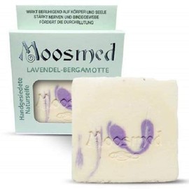 Moosmed Lavender & Bergamot Natural Soap - Vegan Organic Soap Handmade in Germany