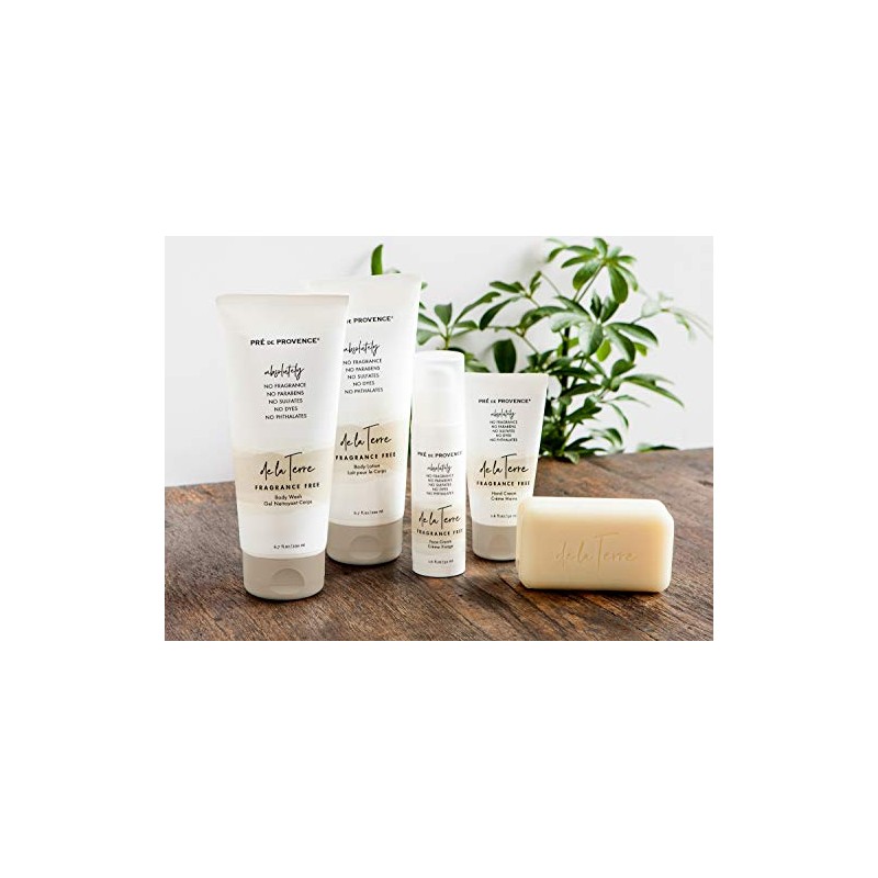 DE LA TERRE Natural Fragrance Free Cream, Face, Unscented, 1.6