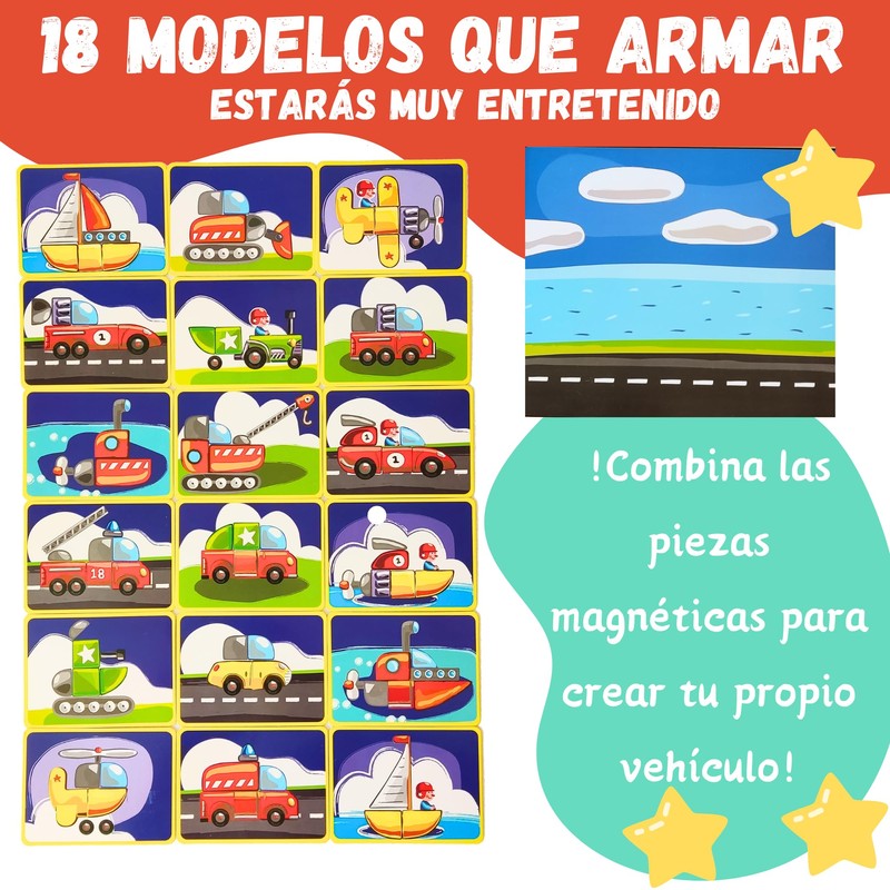Rimafi Children's board game, transport media, puzzle 3 years, educational