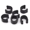 HDONONGYIRO 20 Pack C-Clips Clamps U-Clips Black Bicycle Accessory -