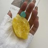WeddHuis Summer Hair Clips, Cute Lemon Hair Claw Clips, Small