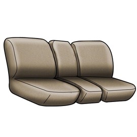 Coverking Custom Fit Front 40/20/40 Seat Cover for Select GMC Sierra 1500/2500 Models - Neosupreme (Navy Blue with Black Sides)