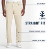 IZOD Men's Saltwater Stretch Flat-Front Chino Pants, Cinder Block Strt,
