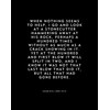 Motivational quote about a stonecutter by Jacob Riis unframed poster