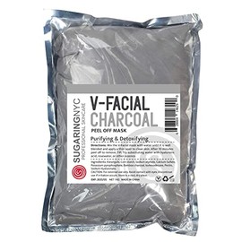 Sugaring NYC Bamboo Charcoal Vajacial Jelly Mask Bamboo Charcoal (with pieces of Charcoal and Bamboo) Wholesale Refill 1kg 1 kilo Refill 2.2 lb.