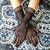 Millennials In Motion Spiderweb Lace Gloves Goth Fishnet Spider Web