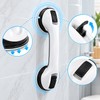 2-Pack Suction Cup Grab Bars for Bathroom & Glass Doors